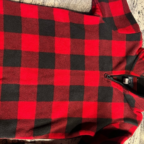 Three Children’s Place quarter zip fleece pullovers sz 5/6 - Picture 7 of 9